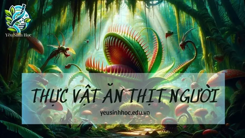 Thực vật ăn thịt người - Những bí ẩn về thực vật này trong sinh học