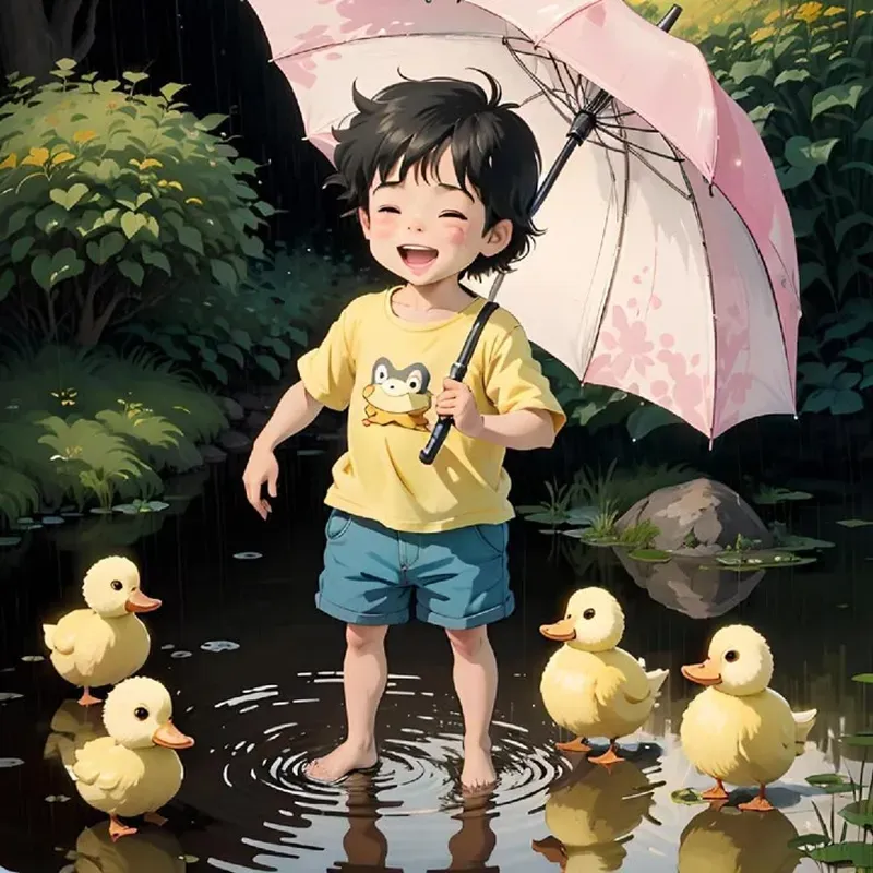 Anime nam chibi với tạo hình dễ thương nhưng vẫn giữ nét mạnh mẽ