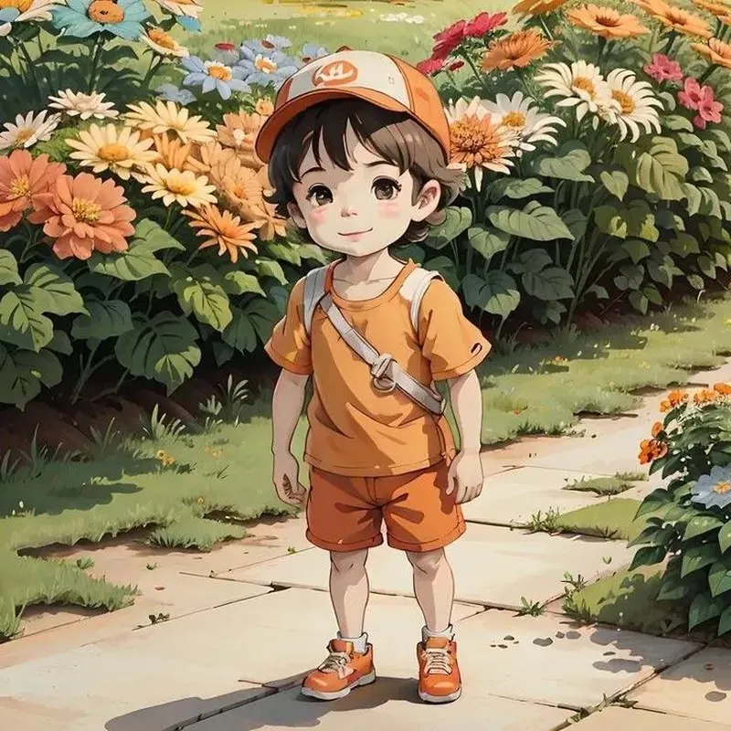 Ảnh chibi nam lạnh lùng với tạo hình cool ngầu nhưng vẫn đáng yêu
