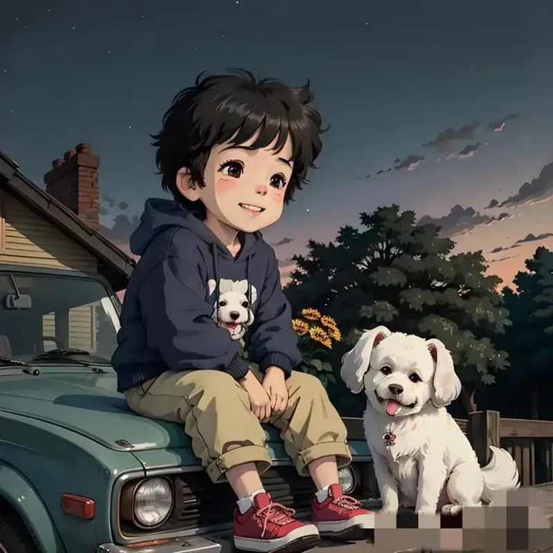 Ảnh chibi nam dễ thương mang phong cách vui nhộn, phù hợp làm avatar