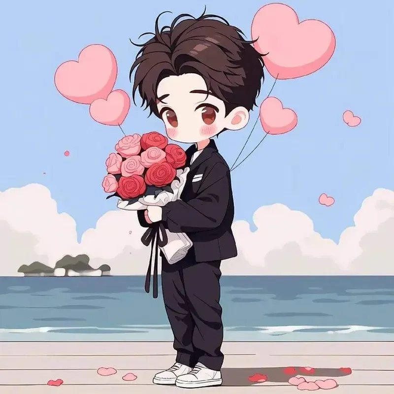 Ảnh nam chibi phong cách chibi đáng yêu, phù hợp với mọi lứa tuổi