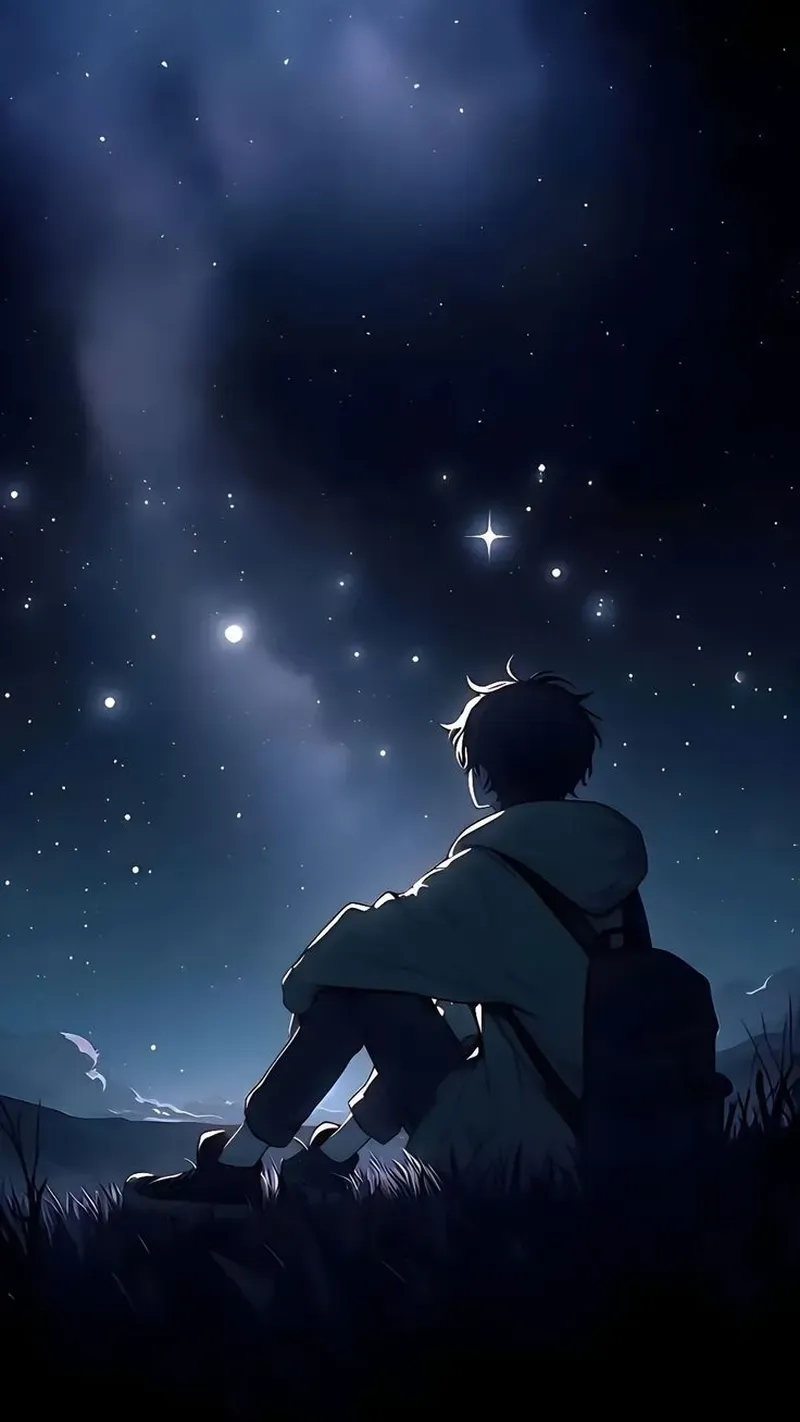 Cảm nhận sự cô đơn trong từng chi tiết của anime nam buồn