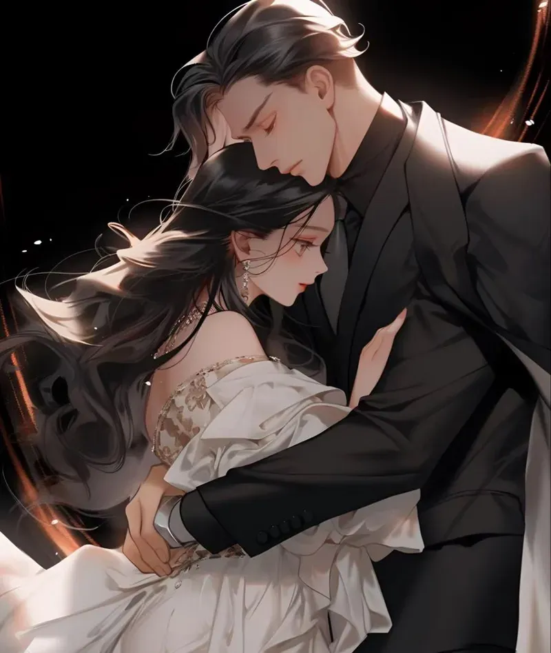 hình ảnh anime nam nữ lãng mạn và đầy cảm xúc