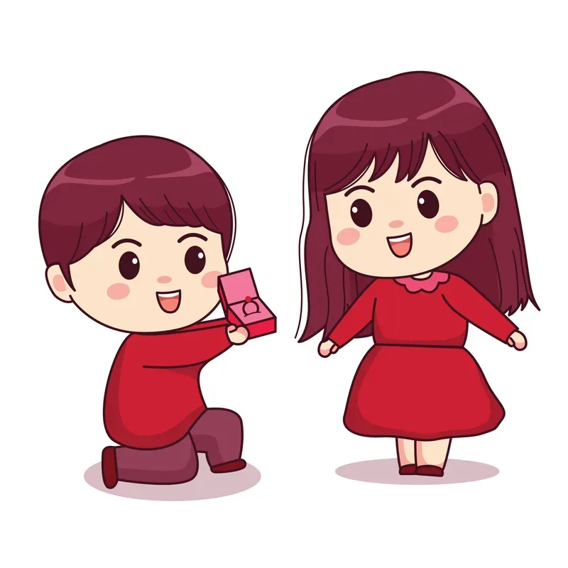 Bộ sưu tập cặp đôi chibi dễ thương, lãng mạn