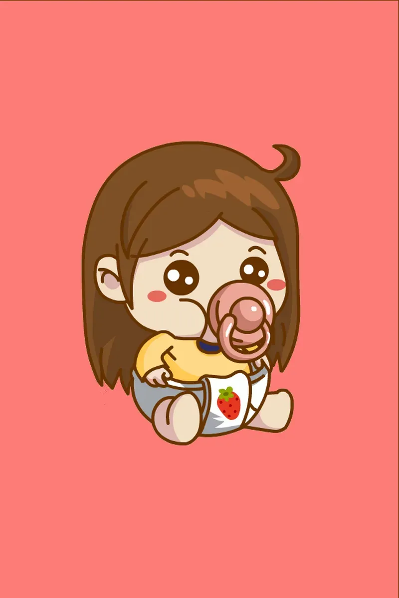 Những hình ảnh chibi nữ cute màu xanh dương nhẹ nhàng, cuốn hút