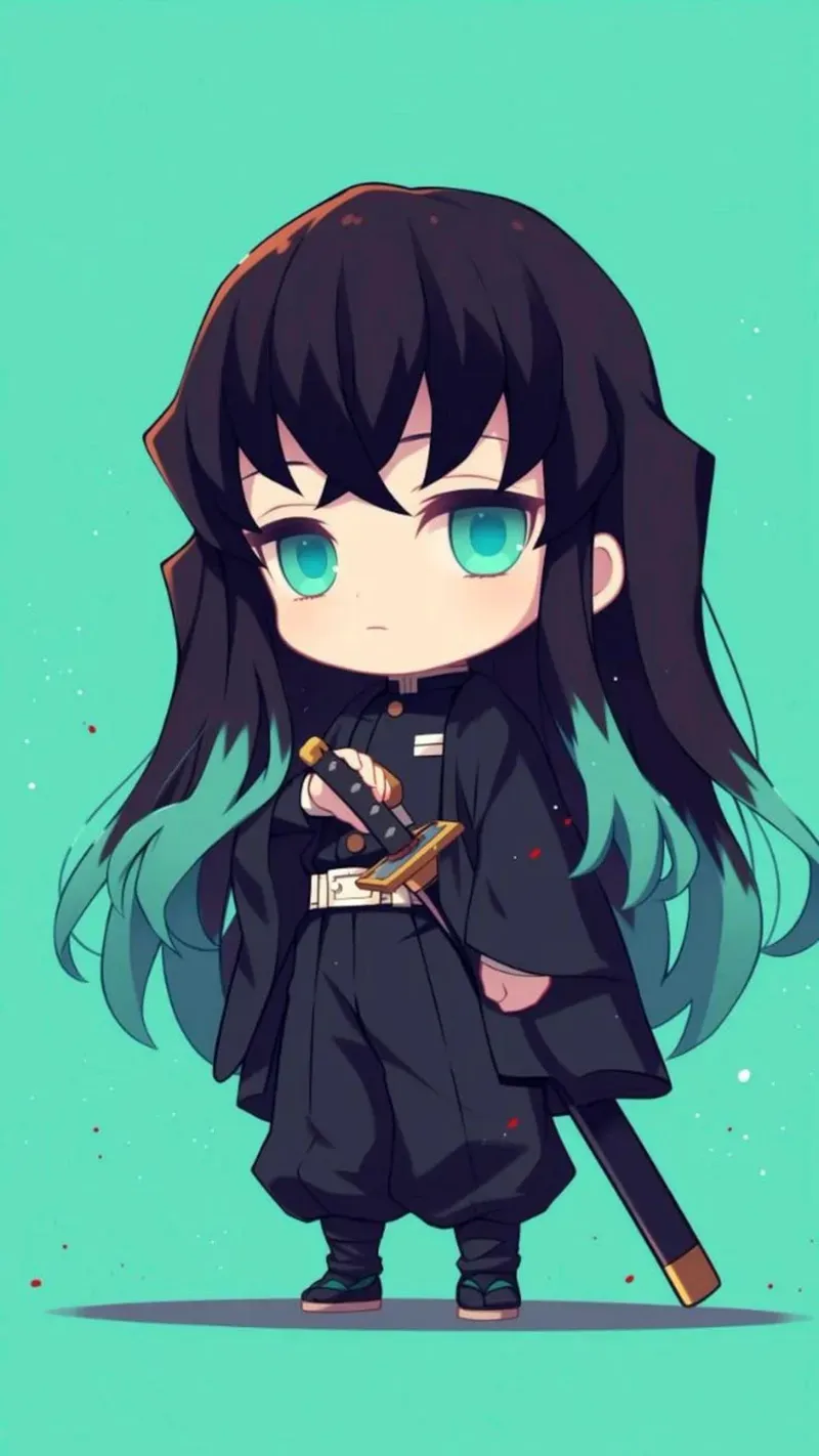 Tokito Muichiro cute chibi mang đến hình ảnh đáng yêu của Trụ cột Sương Mù