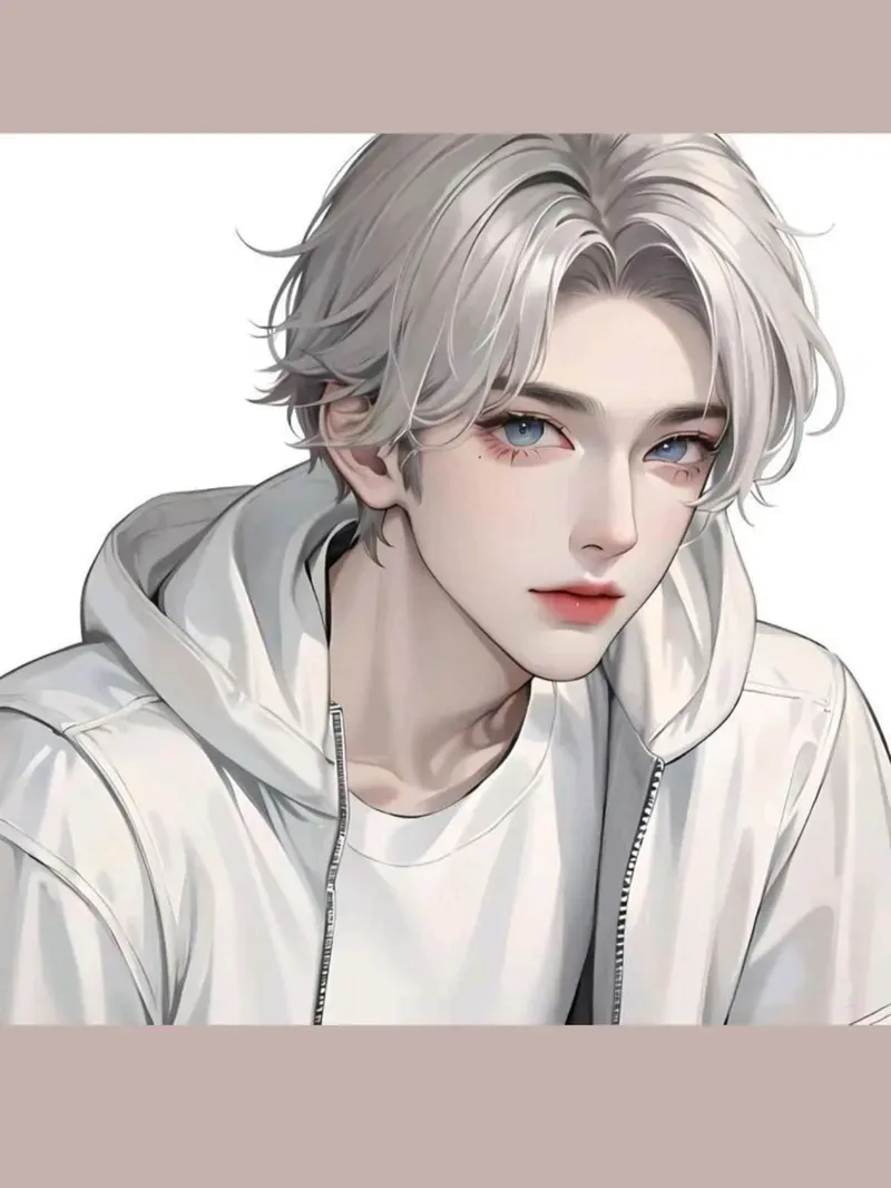 Anime nam đẹp trai với ánh mắt hút hồn người xem