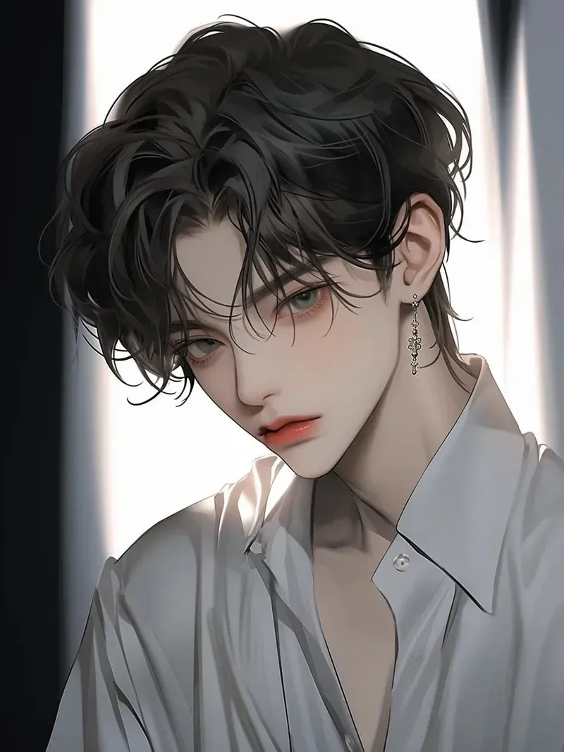 Sự hoàn hảo trong từng đường nét của ảnh anime nam đẹp trai