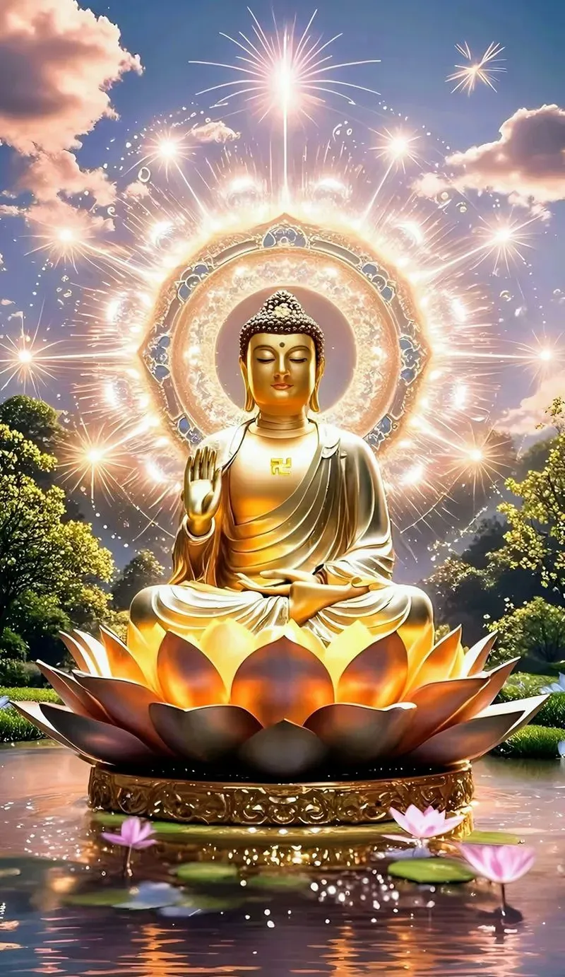 Nhanh tay tải ảnh phật a di đà để đón nhận phước lành