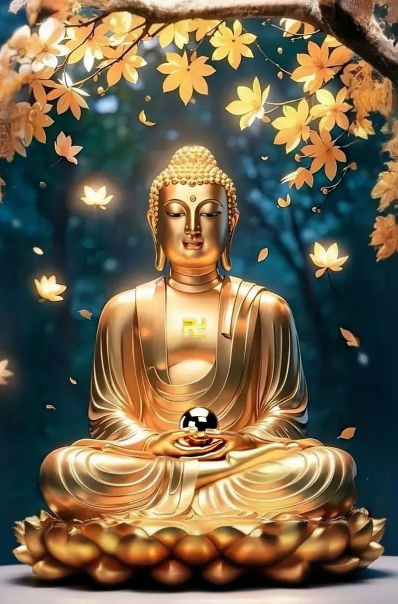 Hình nền ảnh phật a di đà làm hình nền điện thoại ý nghĩa