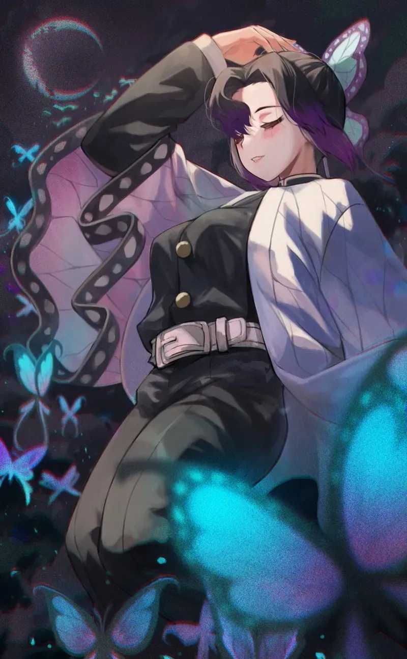 Chiêm ngưỡng hình ảnh anime shinobu đẹp nhất của Trùng Trụ