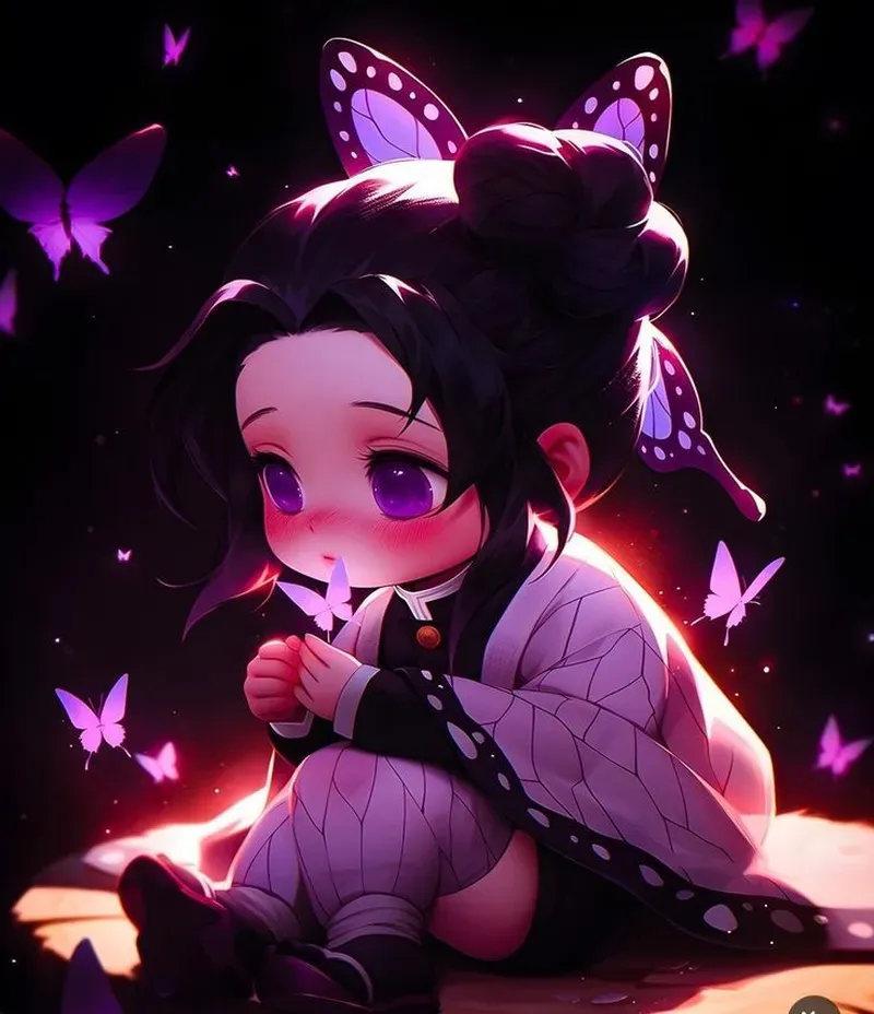 Fan anime đừng bỏ lỡ những khoảnh khắc shinobu chibi cực dễ thương