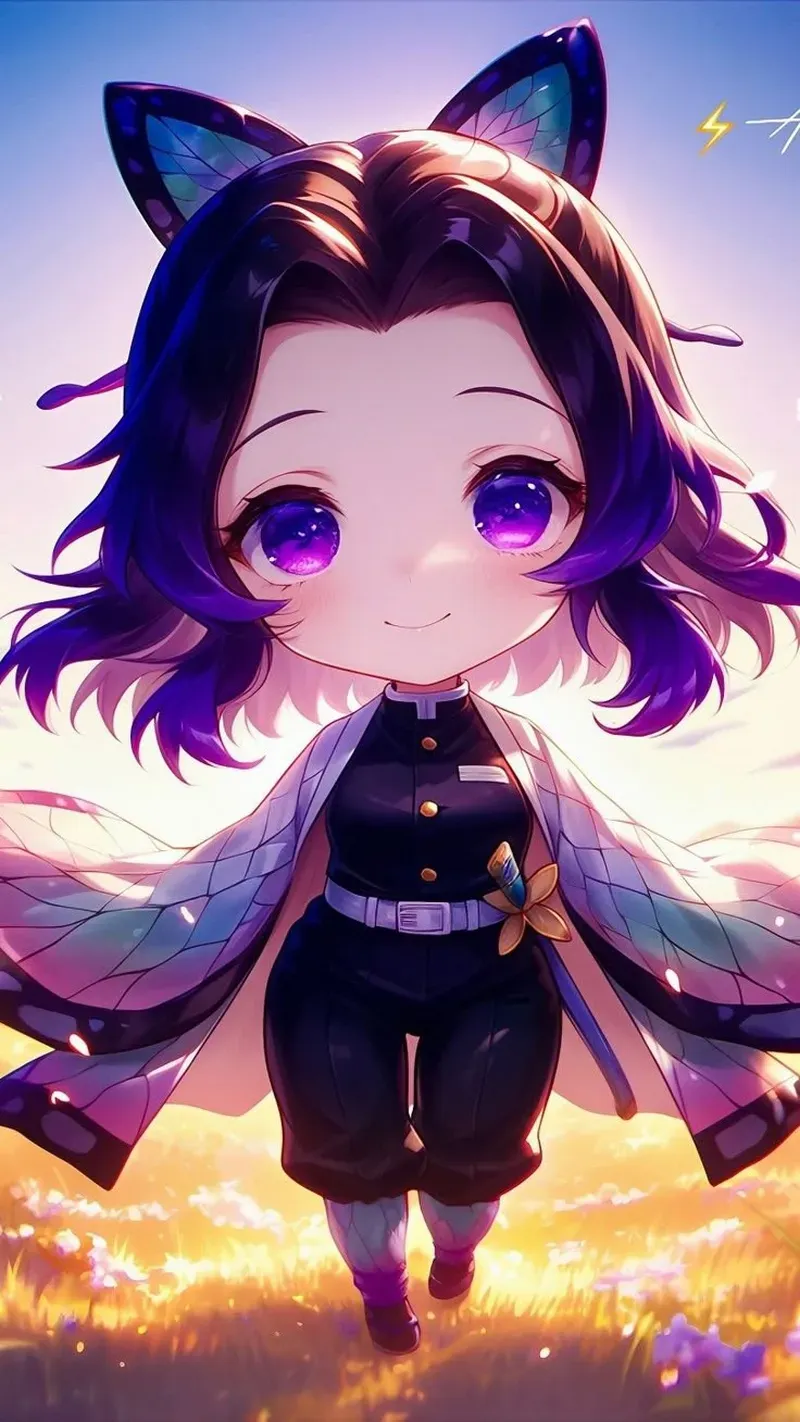 Không thể rời mắt khỏi kawaii shinobu chibi với nét vẽ tinh tế