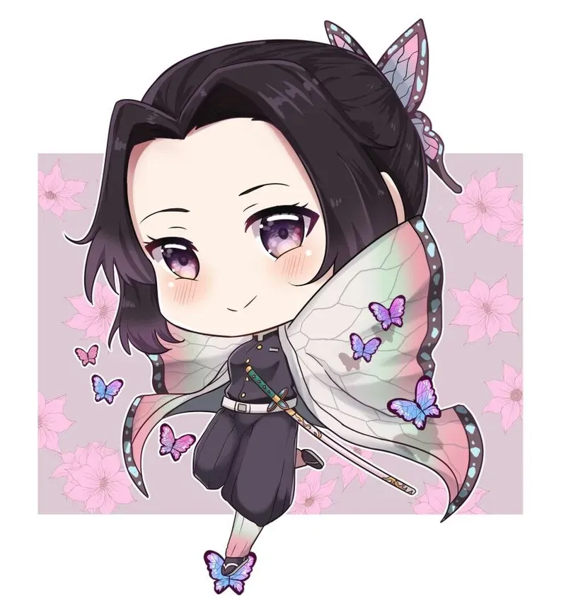 Chiêm ngưỡng bộ ảnh kochou shinobu chibi đầy ấn tượng