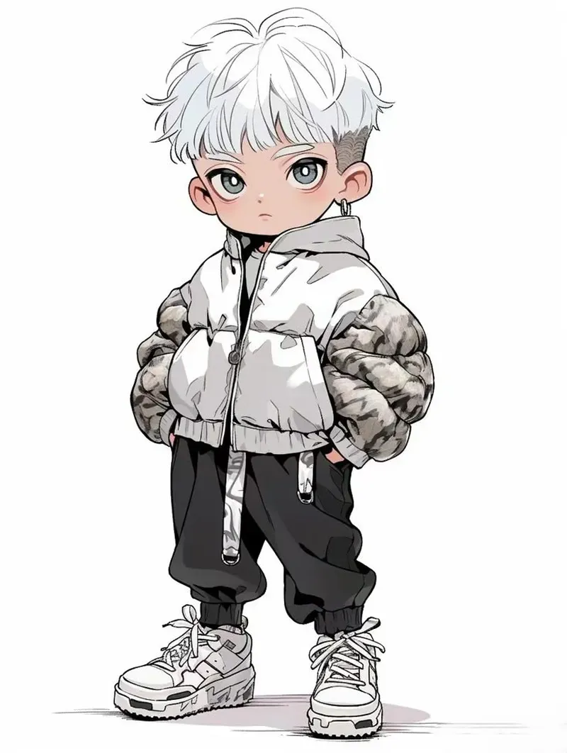 Ảnh anime chibi nam cực đẹp dành cho fan yêu thích phong cách anime