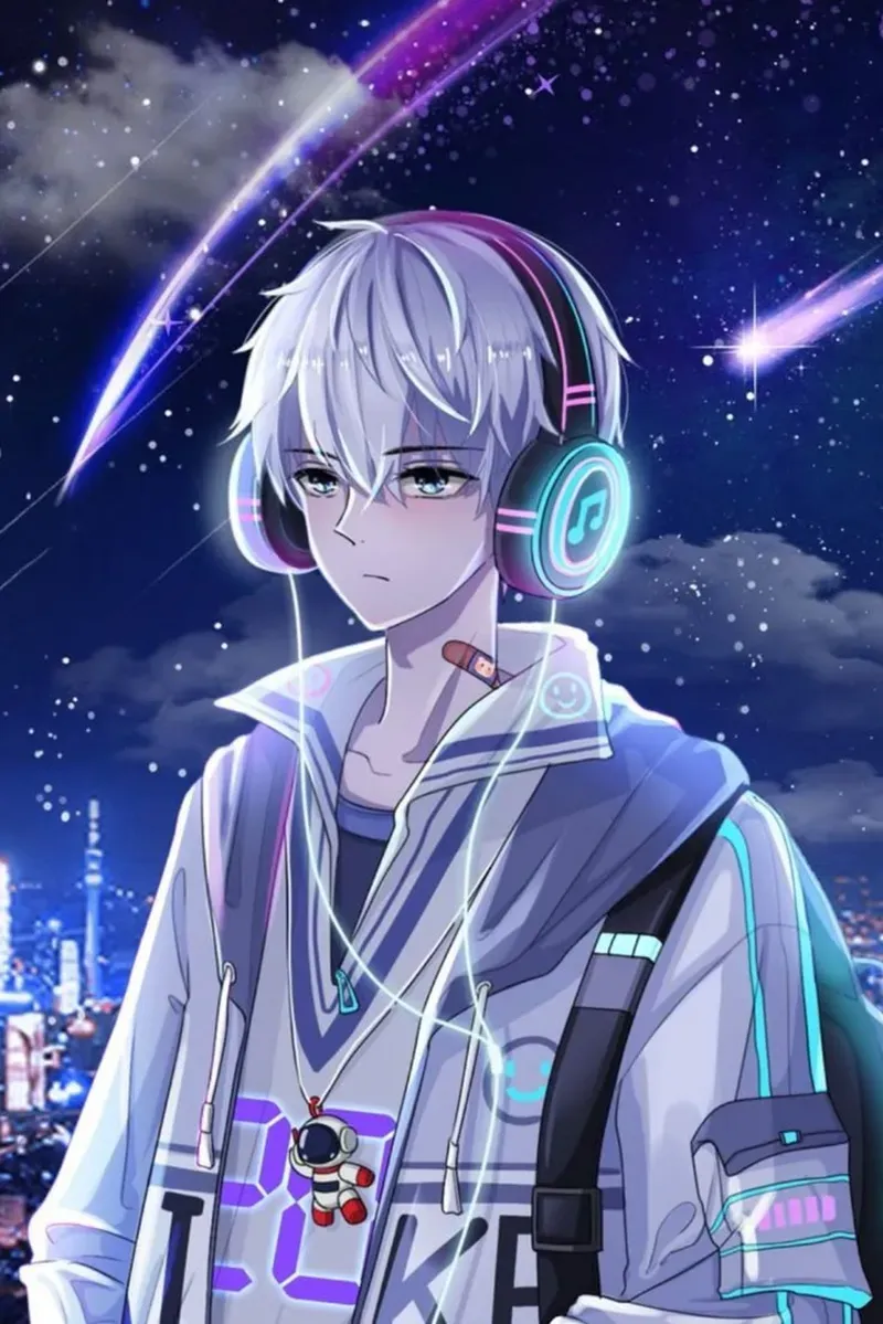 hình ảnh anime ngầu cute nam kết hợp cá tính và đáng yêu