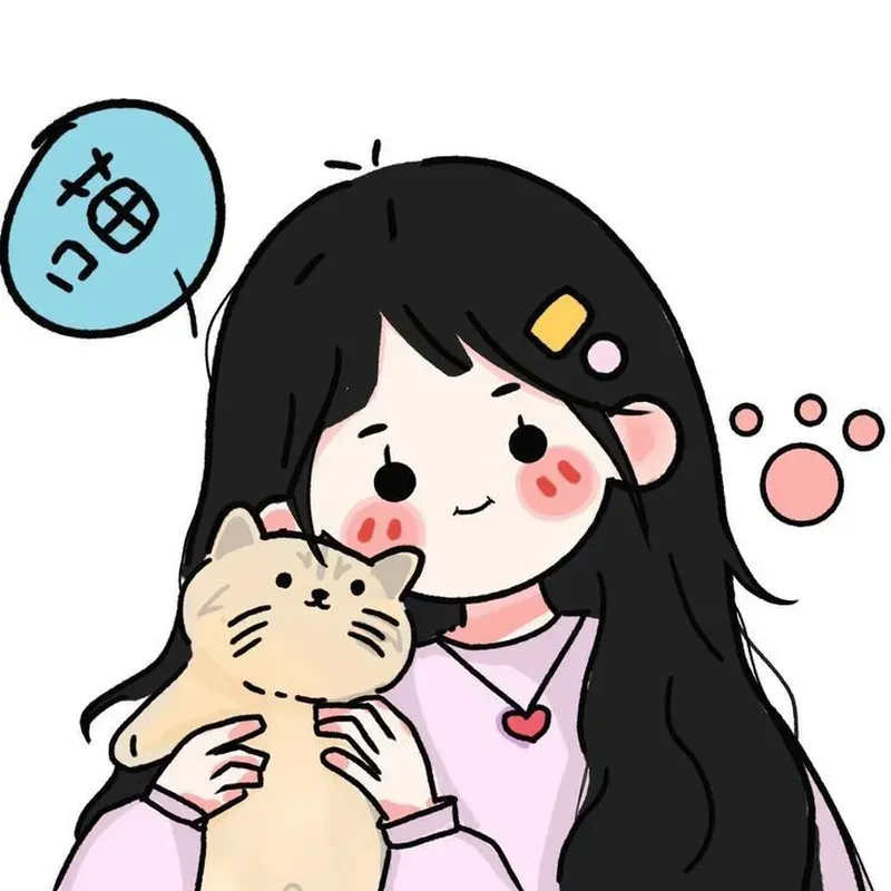 Avatar vô tri cute nữ với sự kết hợp hoàn hảo giữa dễ thương và lạnh lùng