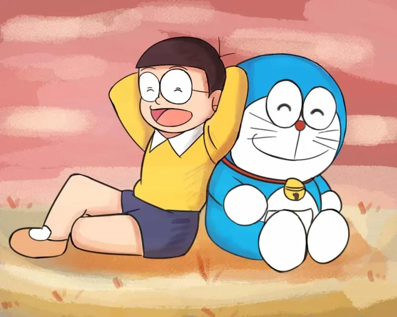 Tình bạn đáng ngưỡng mộ của doraemon và nobita đôi bạn thân, ai cũng yêu thích