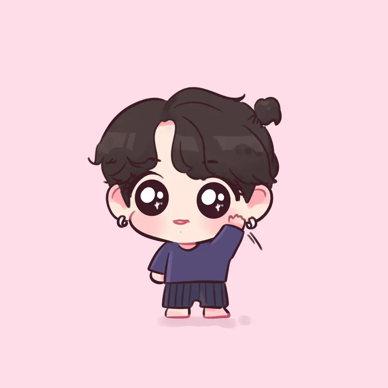 Bộ ảnh ảnh cặp chibi cute khiến bạn mê mẩn