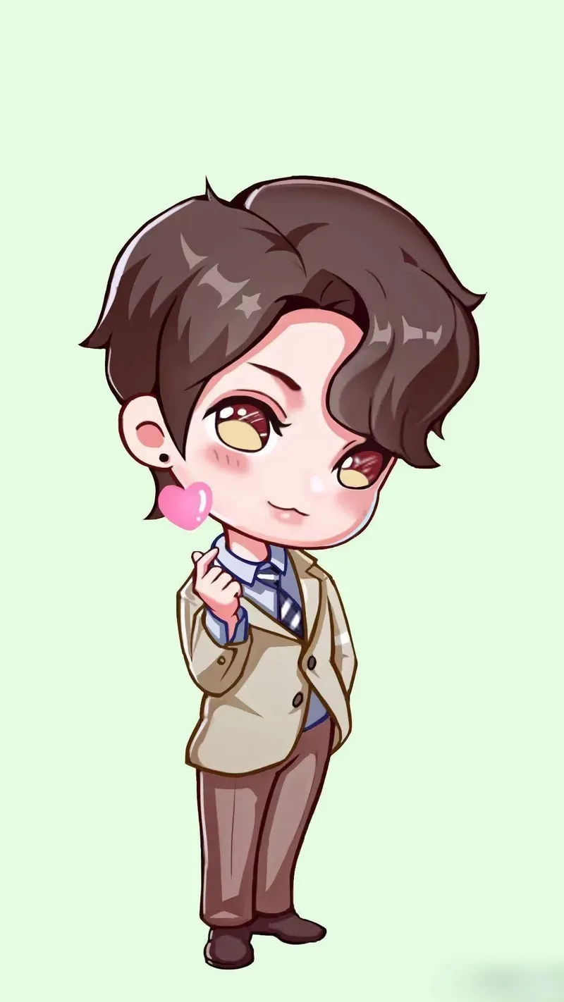 hình chibi nam cute de vẽ dễ dàng cho người mới tập vẽ chibi