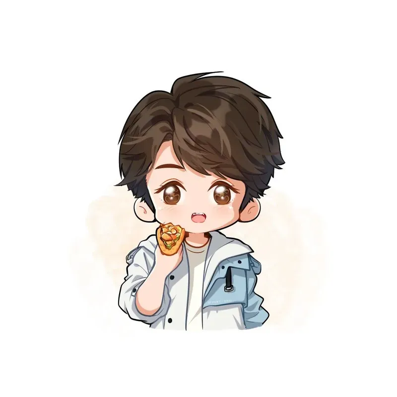 Avatar chibi nam ngầu tạo điểm nhấn riêng biệt cho trang cá nhân