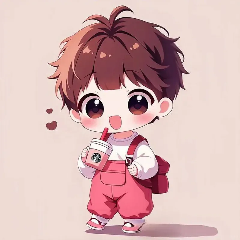 Chibi nam ngầu với vẻ ngoài cool ngầu nhưng vẫn đáng yêu