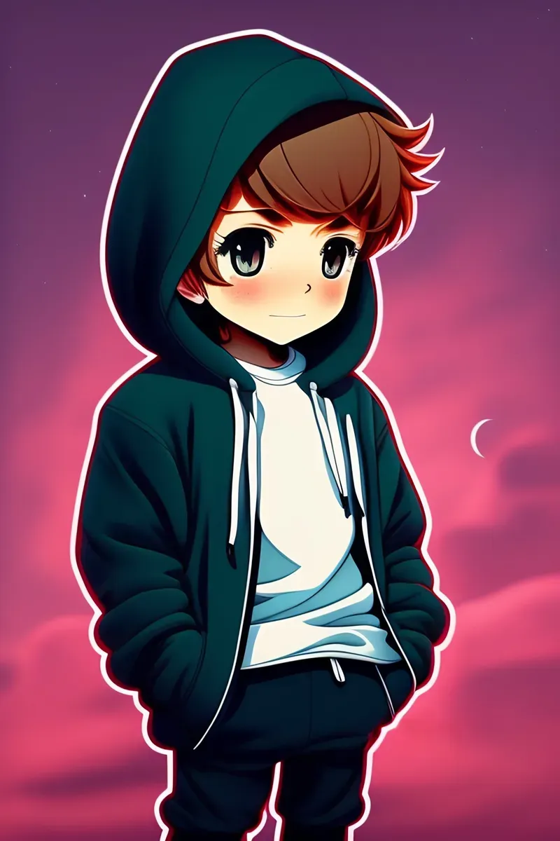 Ảnh chibi nam ngầu mang phong cách mạnh mẽ, cá tính và chất lừ