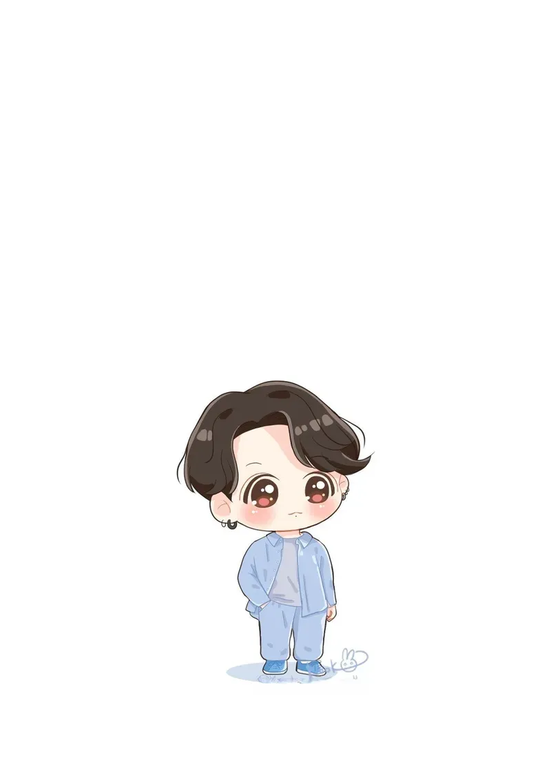 Ảnh học sinh chibi nam dễ thương, tái hiện hình ảnh học sinh cực đáng yêu