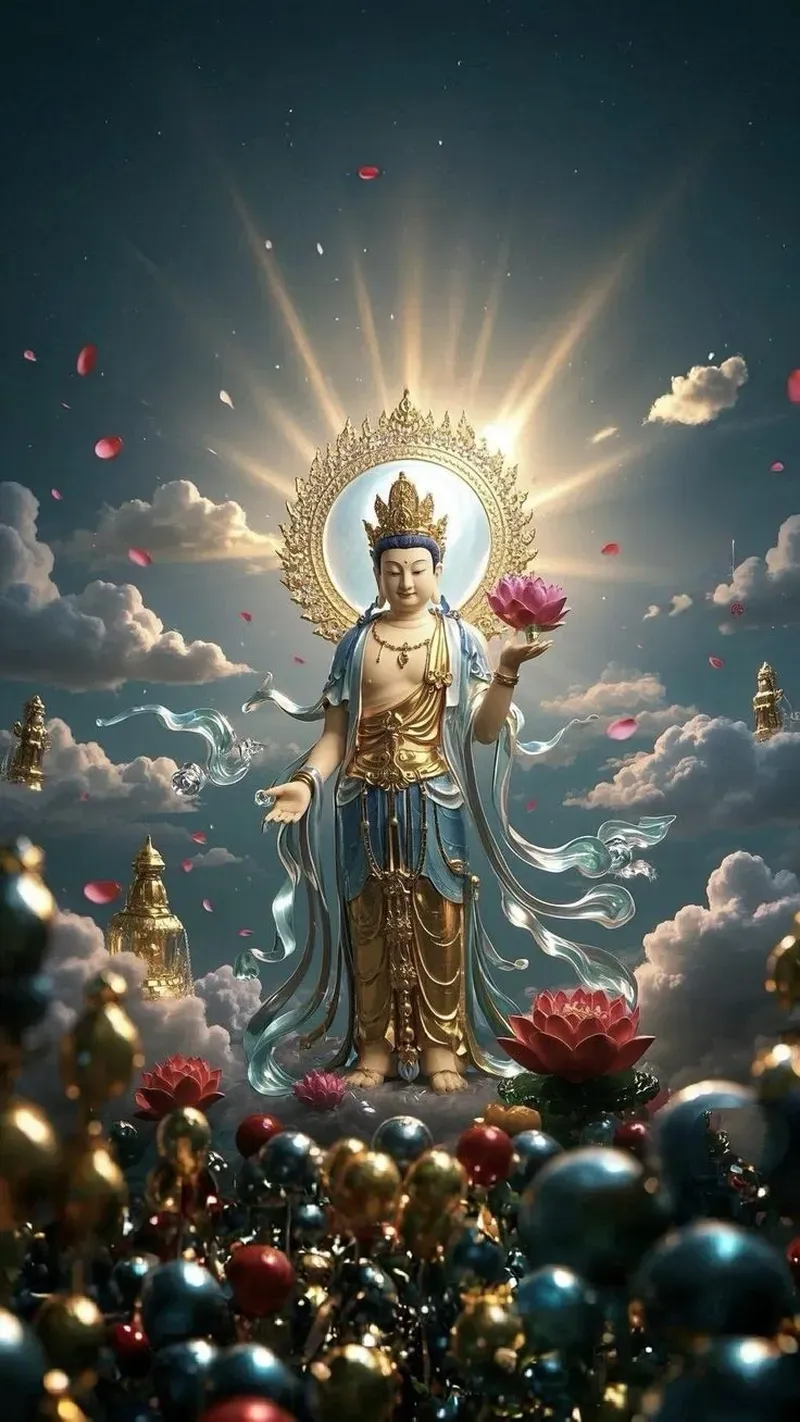 Ngắm nhìn hình ảnh phật bồ tát với vẻ đẹp từ bi