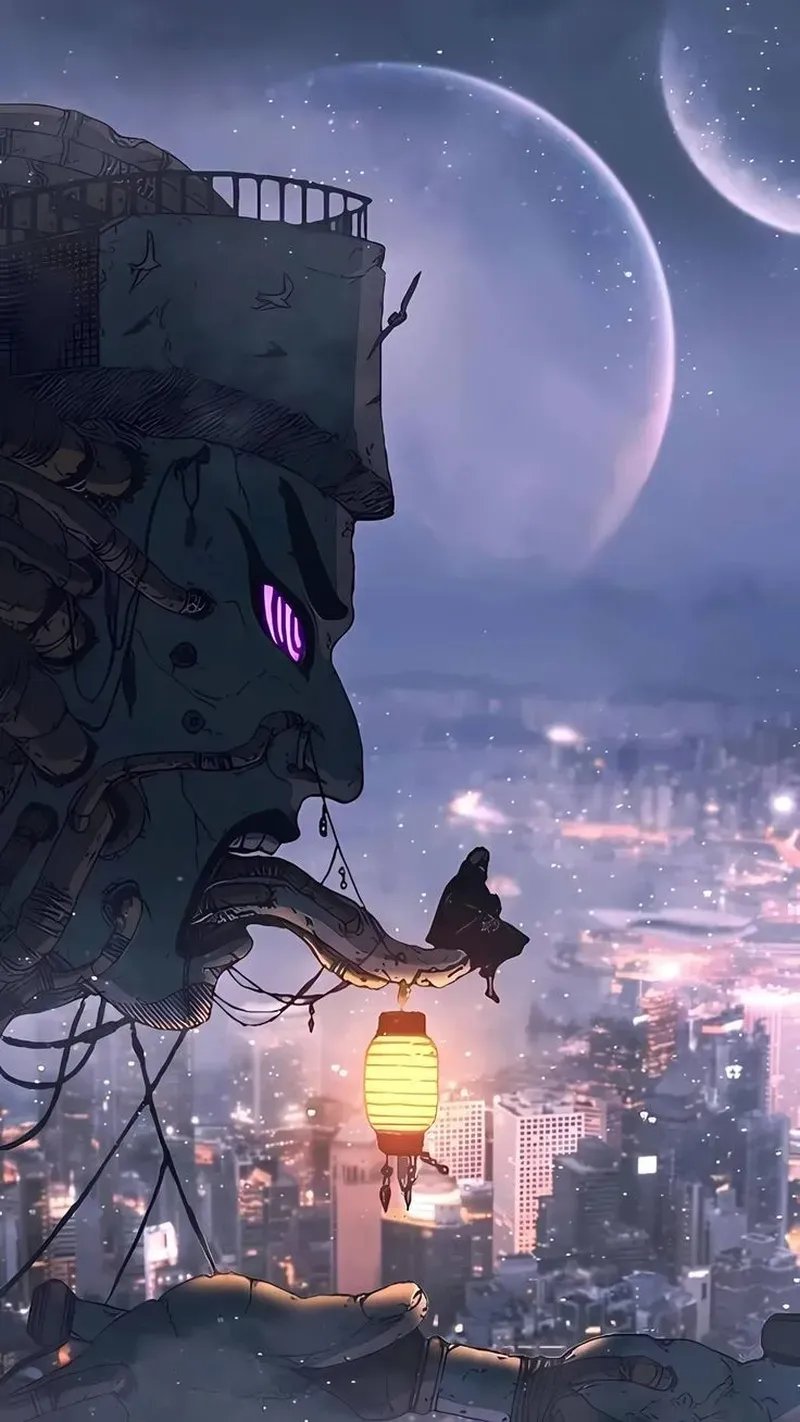Bộ hình nền điện thoại 4k hoạt hình siêu dễ thương dành cho fan anime