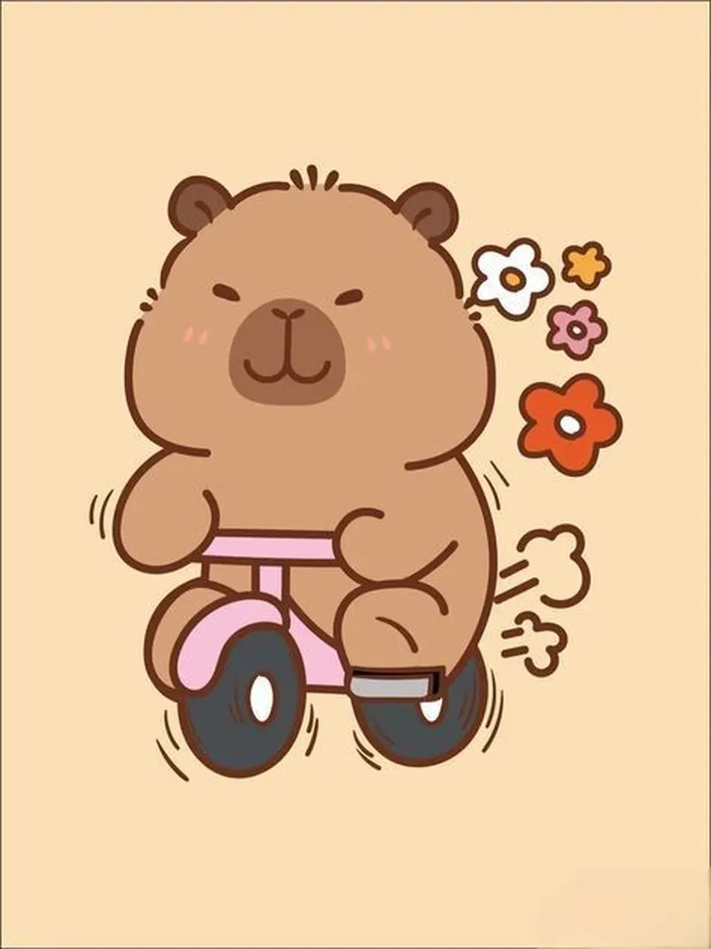 Thử ngay hình nền capybara vui nhộn
