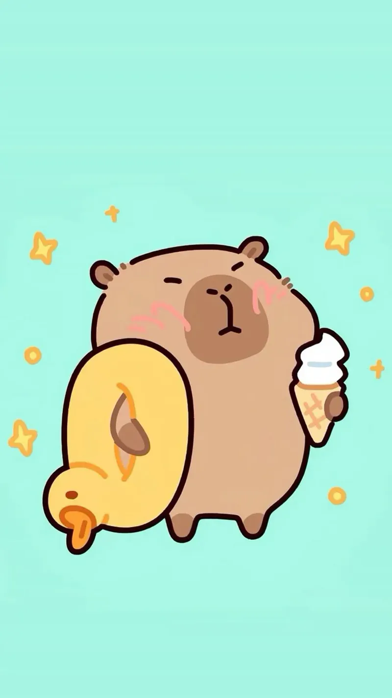 Bộ sưu tập capybaras cute ngộ nghĩnh