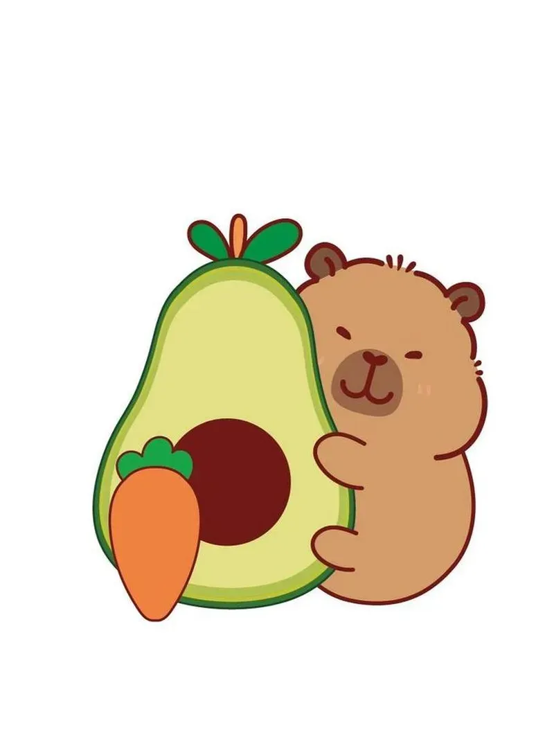 Đổi phong cách với hình nền máy tính đẹp cute capybara