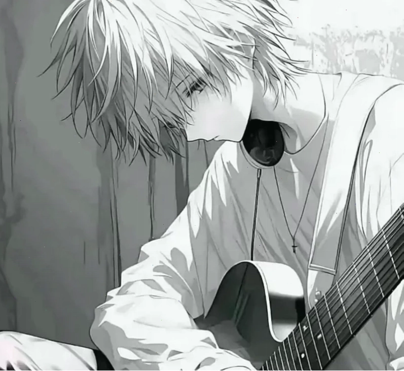 Ảnh anime nam buồn trong đêm