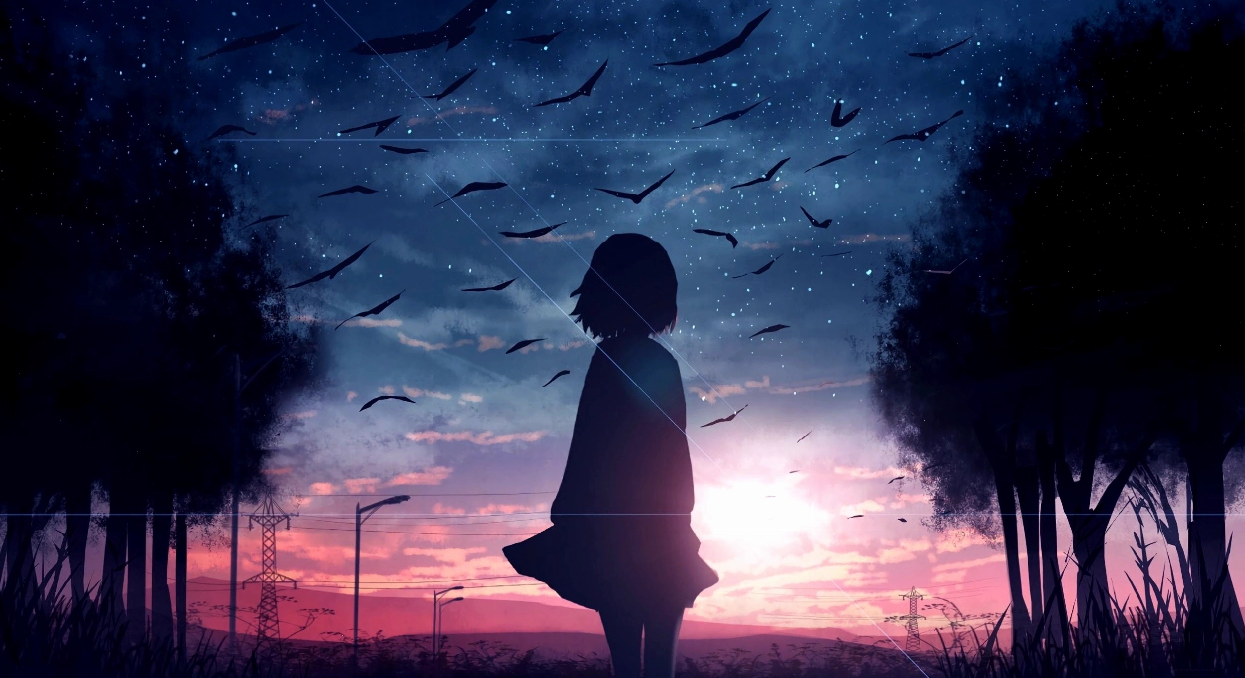 Ảnh cô gái buồn Anime đẹp, nét vẽ tinh tế lột tả cảm xúc