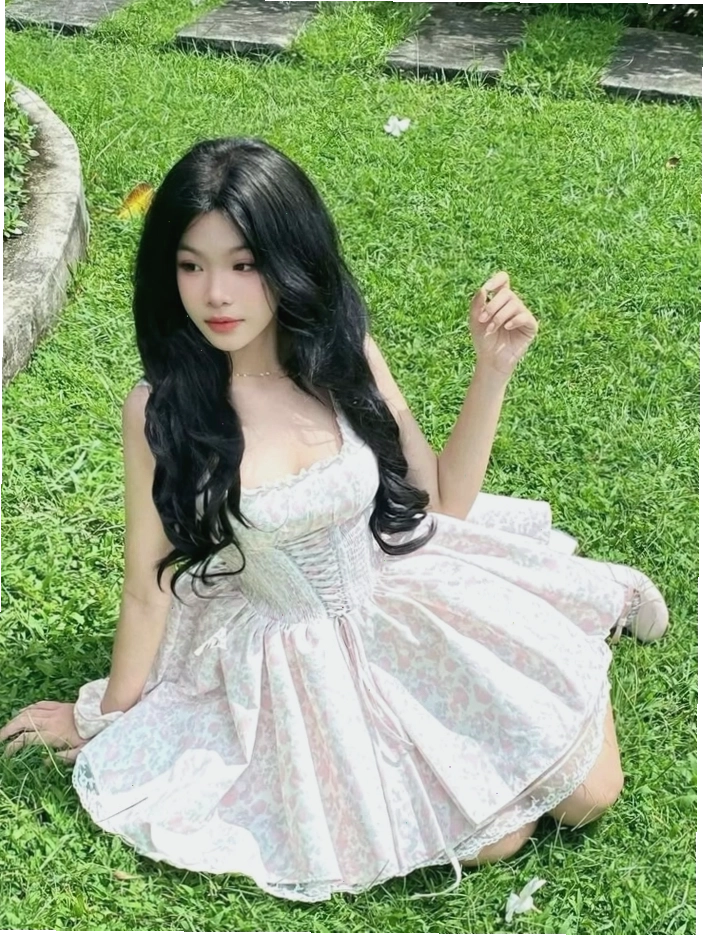 Ảnh gái xinh 2k7 thể hiện cảm xúc trẻ trung và vui tươi