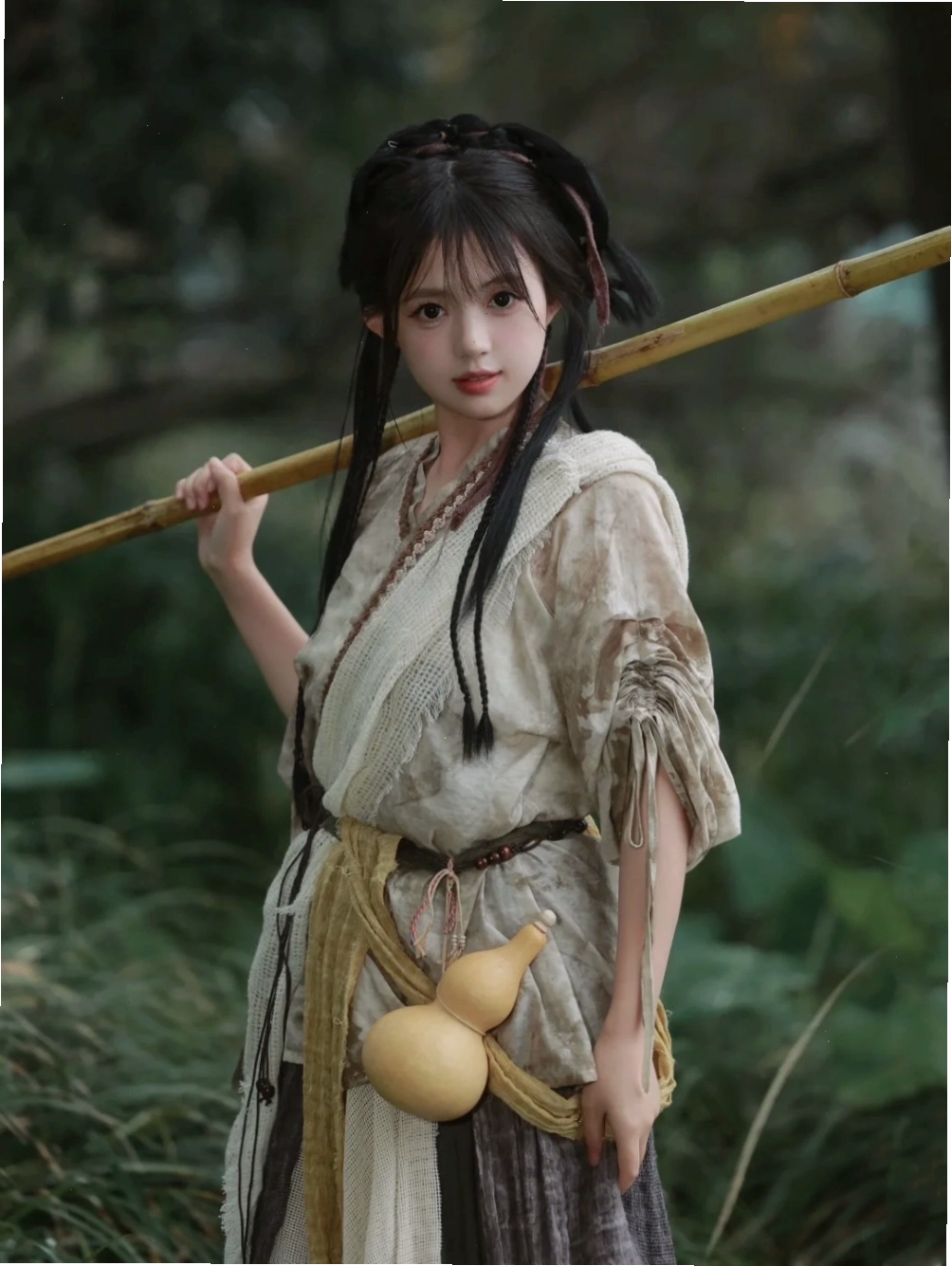 Ảnh gái xinh Trung Quốc cosplay với góc chụp đẹp và bố cục hài hòa
