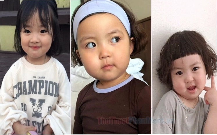 Avatar bé gái Hàn Quốc với làn da hồng hào