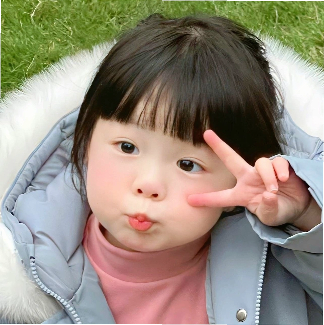Avatar em bé Hàn Quốc với ánh mắt lém lỉnh