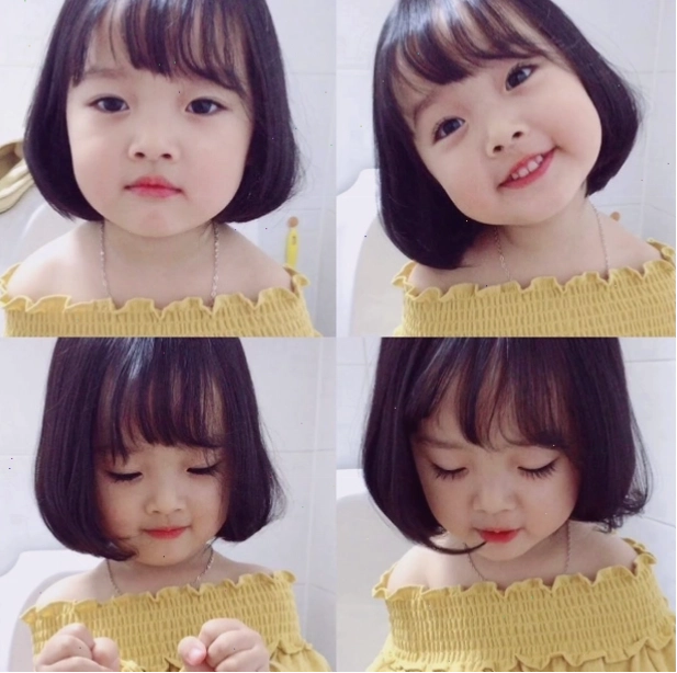 Bé gái Hàn Quốc cute với biểu cảm ngộ nghĩnh