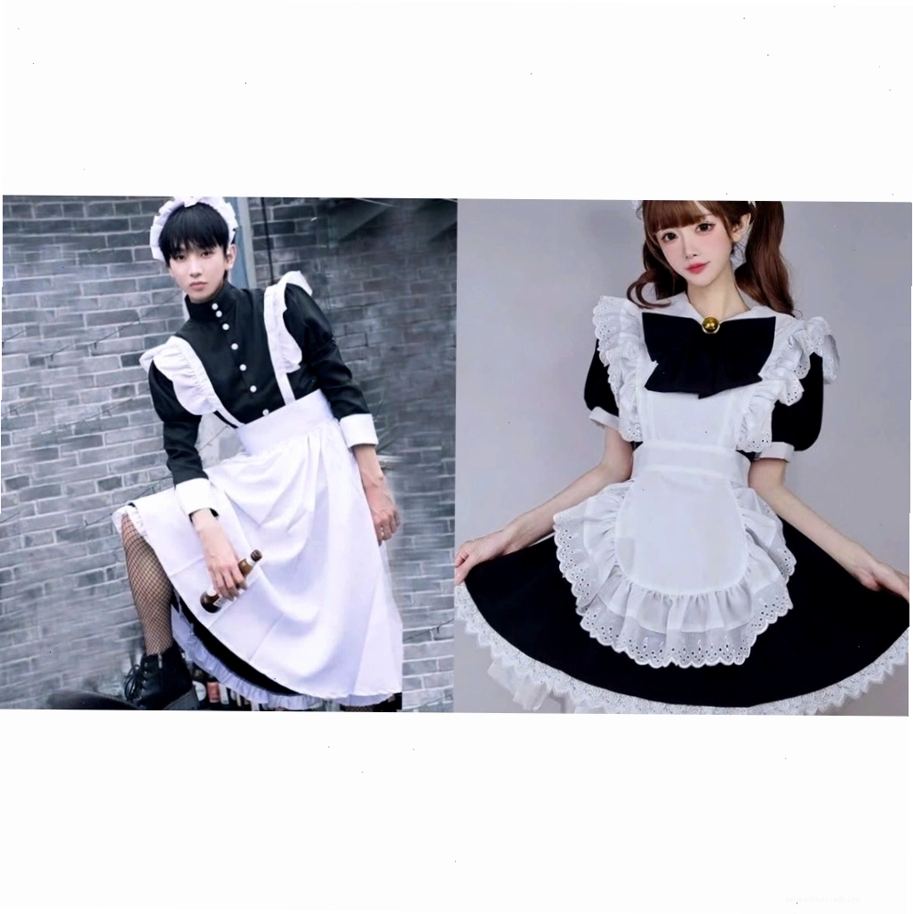 Bộ Trang Phục Hầu Gái Maid Dành Cho Nam Và Nữ