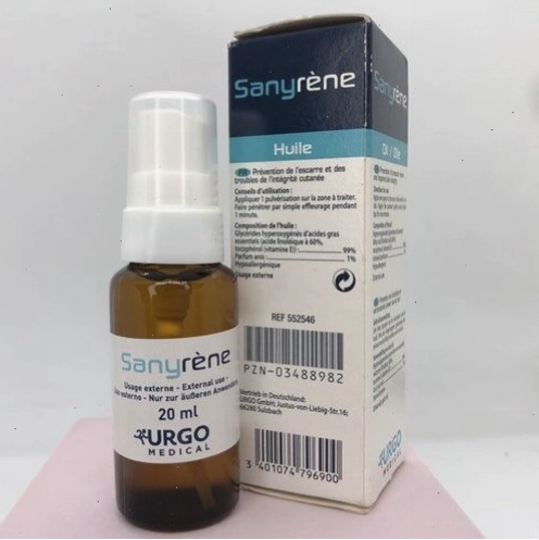 Cách dùng thuốc xịt chống loét Sanyrene cho vùng da bị tổn thương