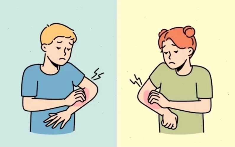 Cảm giác ngứa râm ran khắp người có thể gây khó chịu toàn thân
