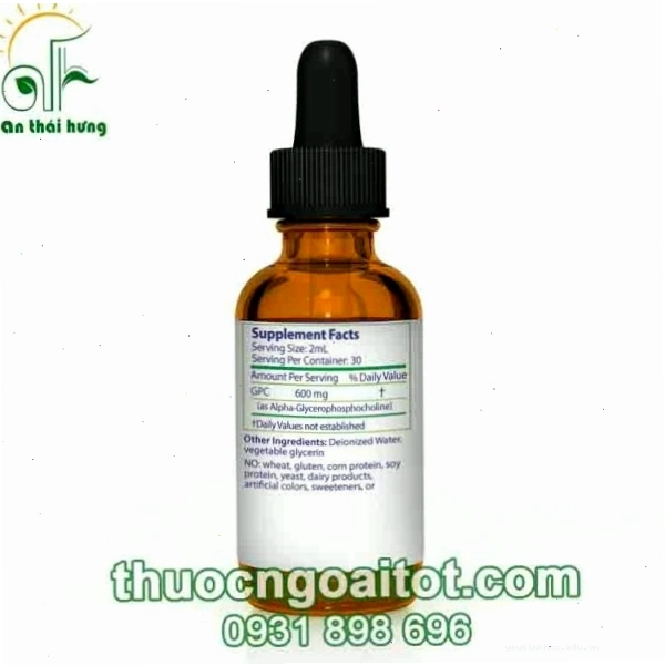 Cận cảnh viên uống Alpha GPC Cerebra