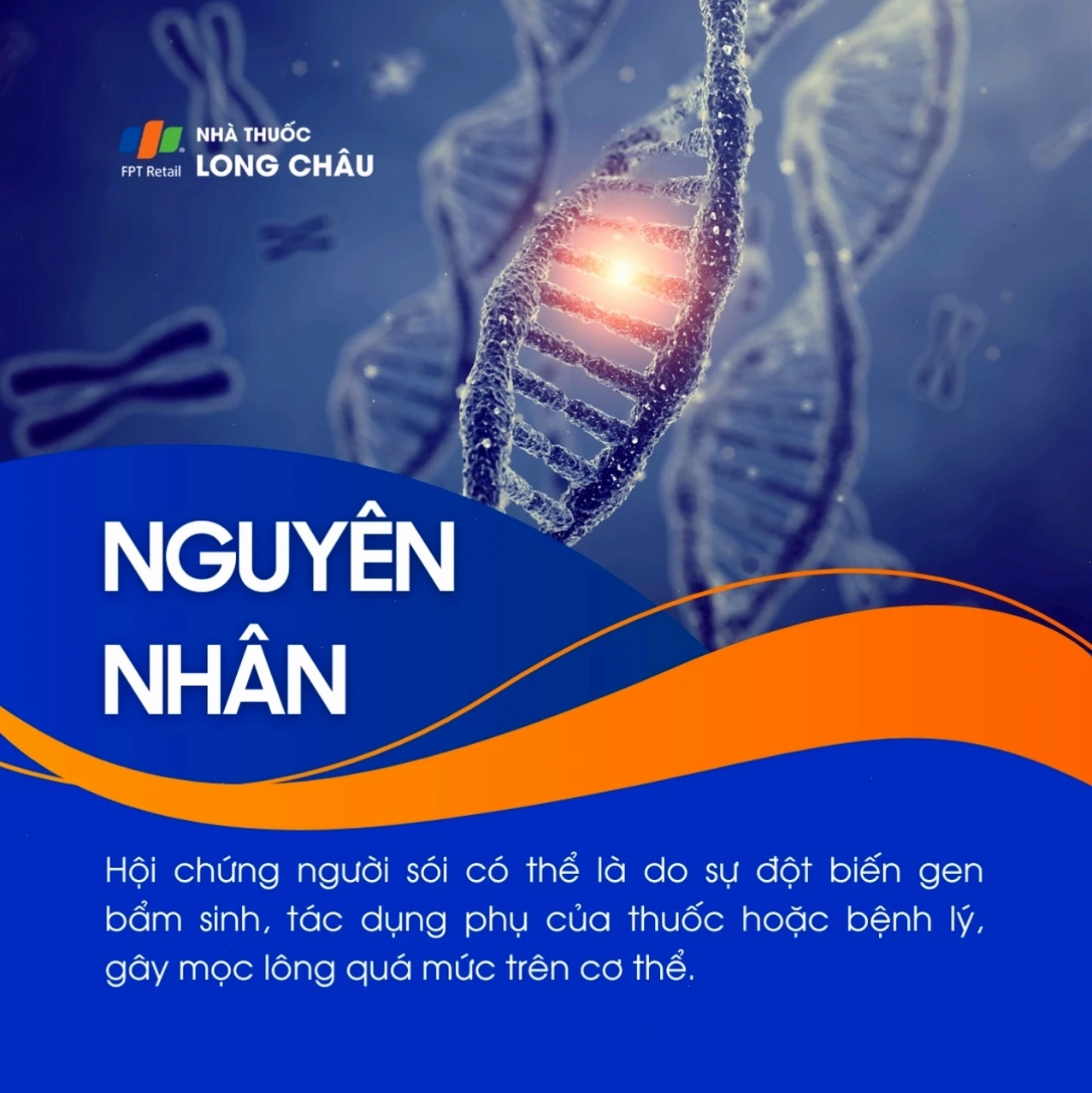 Cận cảnh vùng da với lông mọc dày bất thường do hội chứng người sói