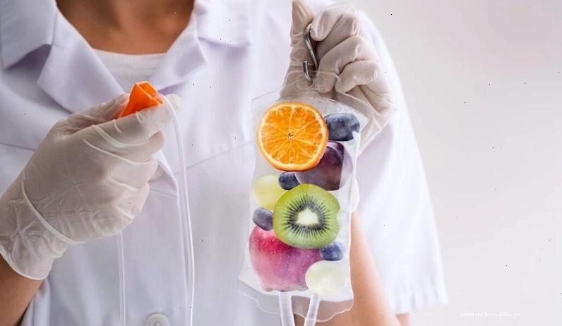 Cảnh báo về rủi ro khi truyền nước hoa quả