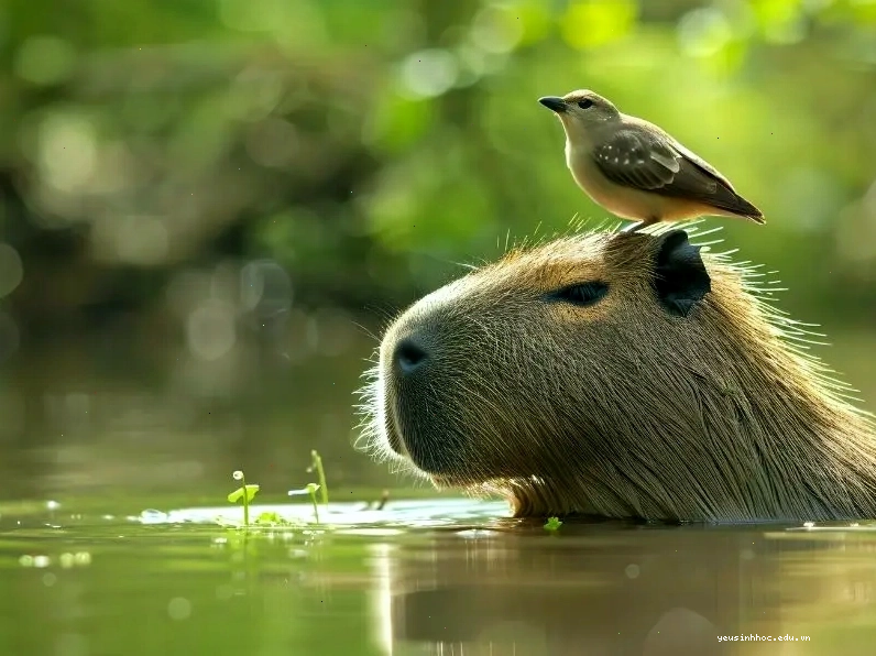 Cappybara là động vật ăn cỏ