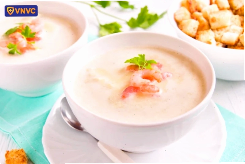 Cháo tôm dinh dưỡng, dễ tiêu hóa cho người lớn bị sốt
