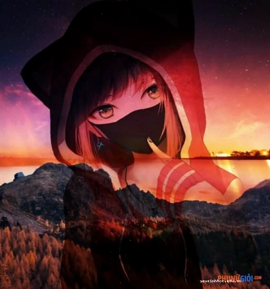 Cô gái anime dễ thương nhưng vẫn toát lên vẻ ngầu