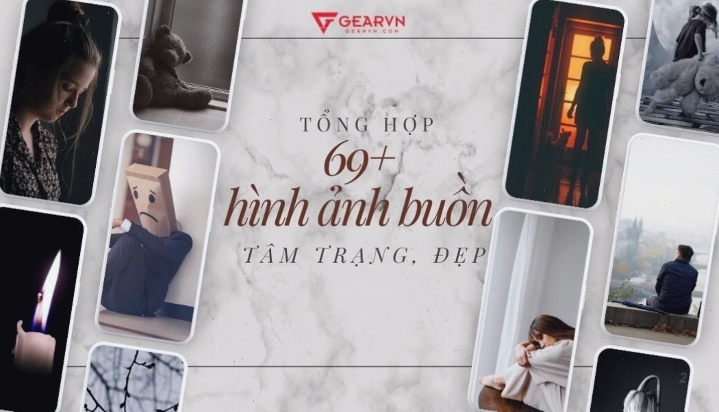 Cô gái ngồi một mình nhìn về phía chân trời với ánh mắt buồn
